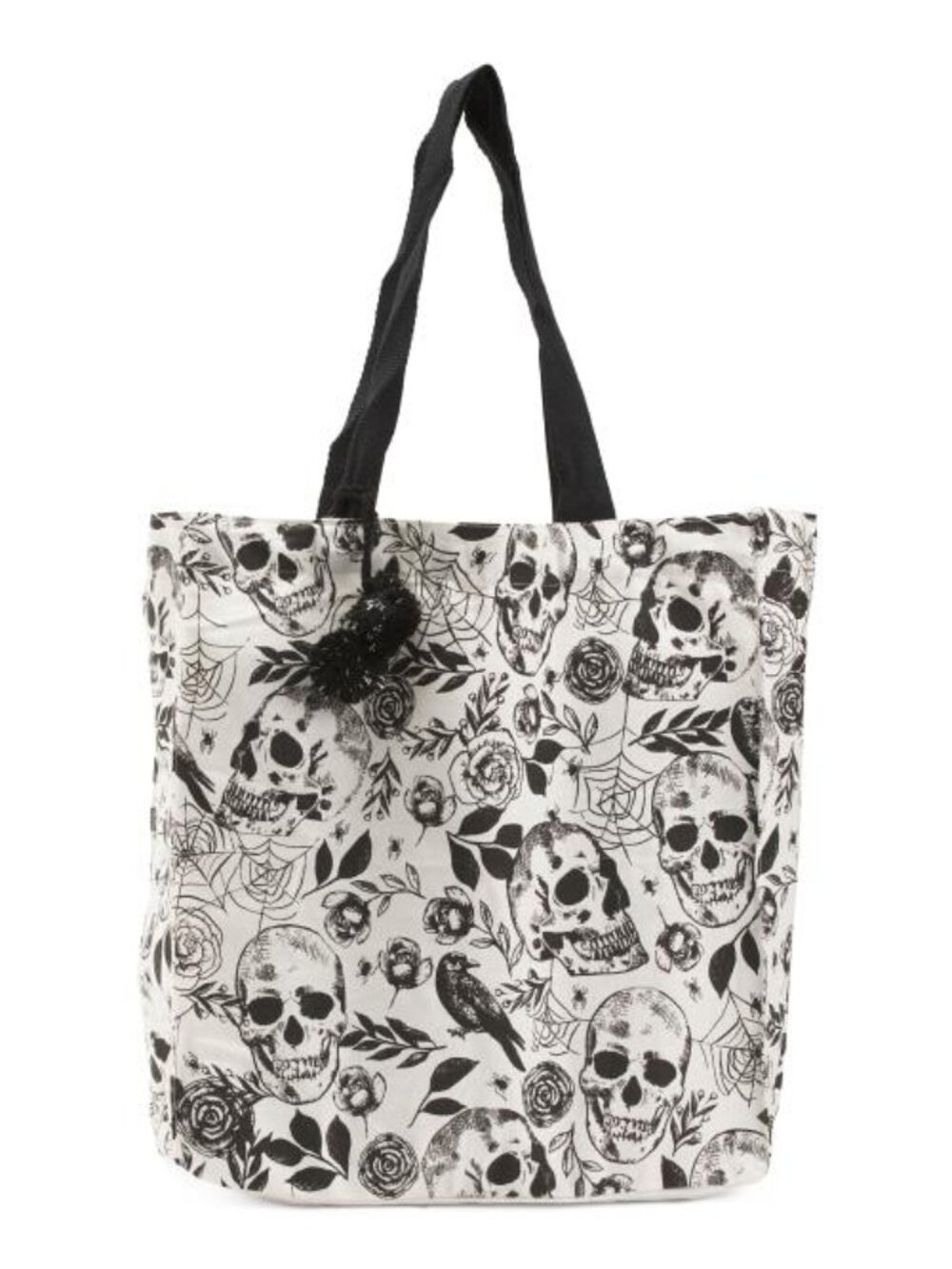 Cotton Canvas Skull Tote